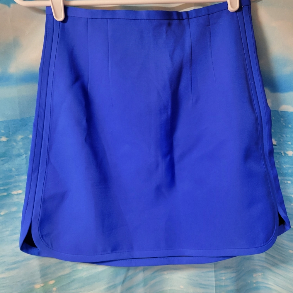 Zara NWT Cobalt Blue Mini Skirt Ladies Size XS‎